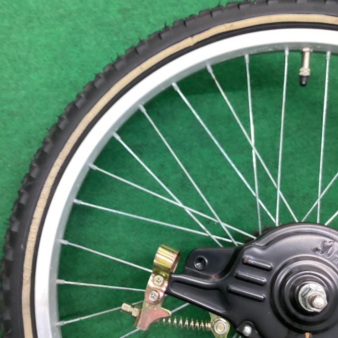 アルミリム　後輪　22x1.75 タイヤ付 外装6段 22インチ　バンドブレーキ