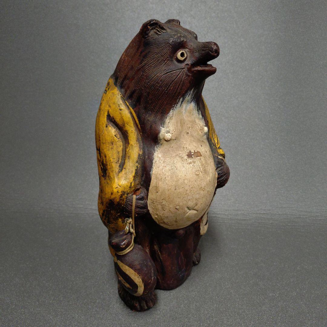 信楽焼　アンティーク狸　狸　タヌキ　たぬき