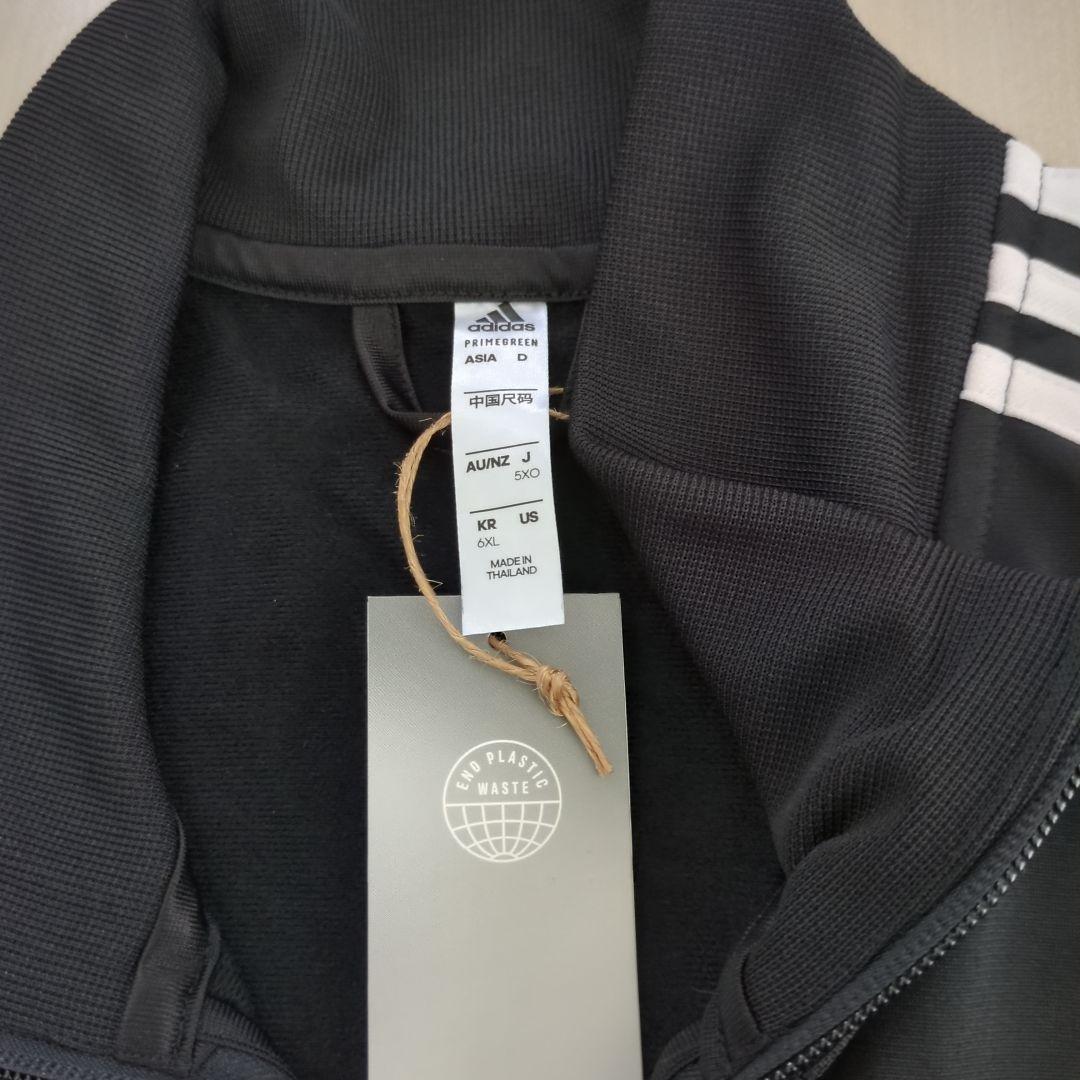 【新品タグ付・稀少品サイズ5XO】adidas ブラック ジャージ上下セット
