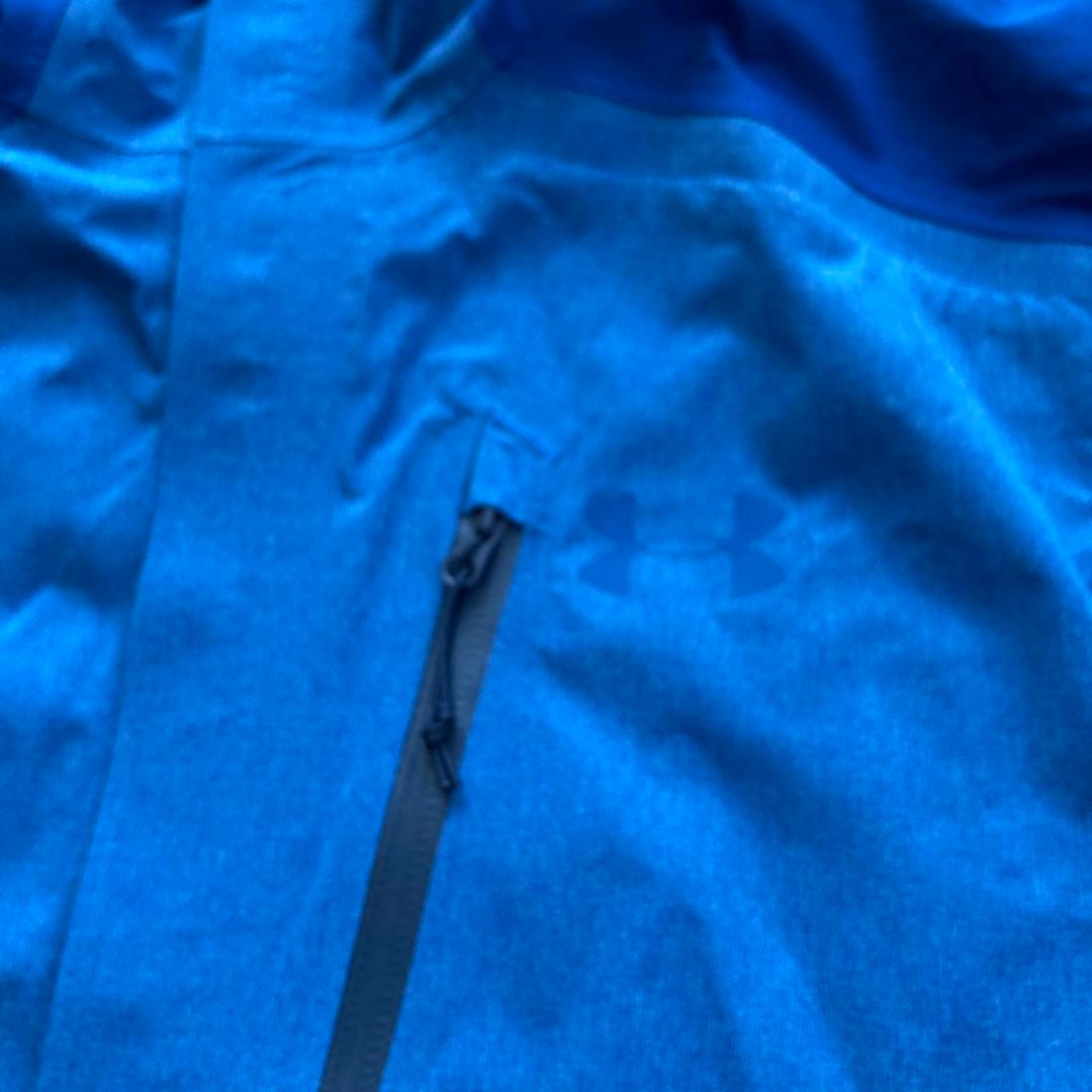 美品✨アンダーアーマー UNDER ARMOURゴアテックスGORE S青メンズ