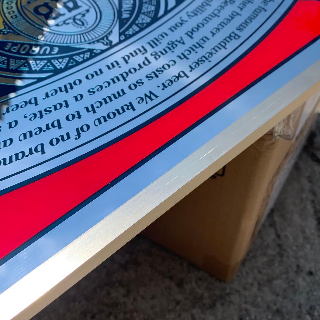 54×46cm　バドワイザー　パブミラー　Budweiser 鏡