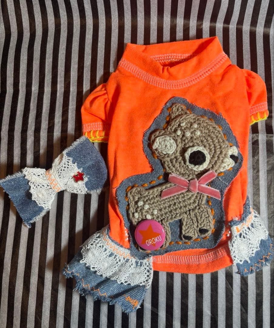 40◆ パピリーヒルズ　OROKU 06 お洋服　犬