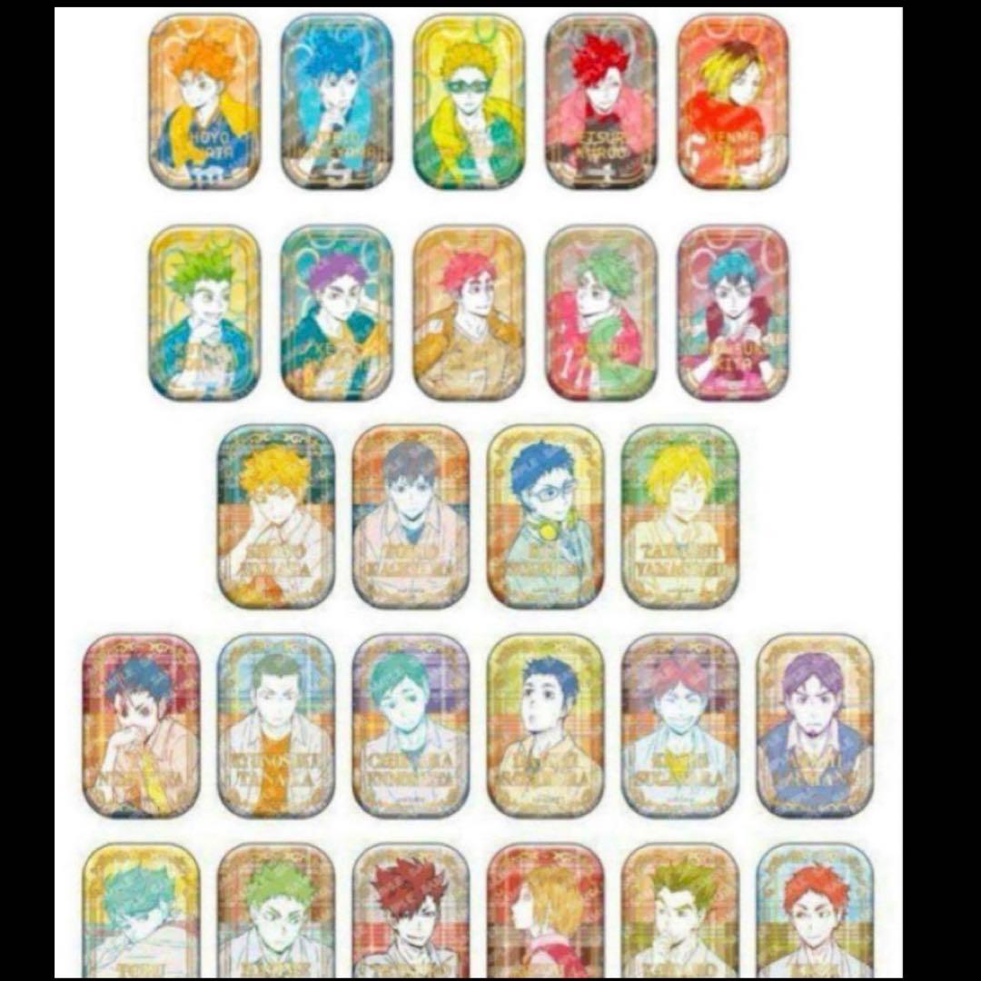ハイキュー！！ スクエア缶バッジ BOX 第一弾＆第二弾セット セブンネット限定