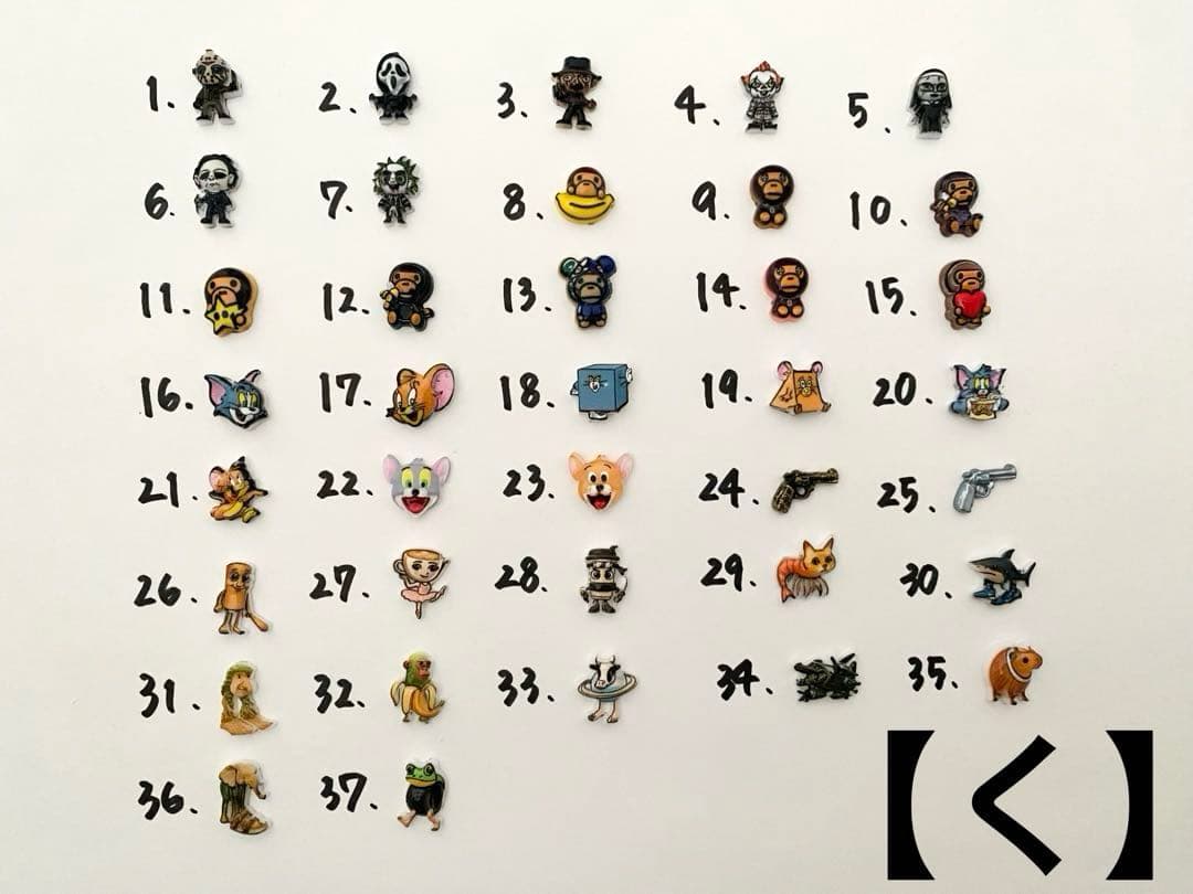 ネイルパーツ バラ （組み合わせ自由） ①