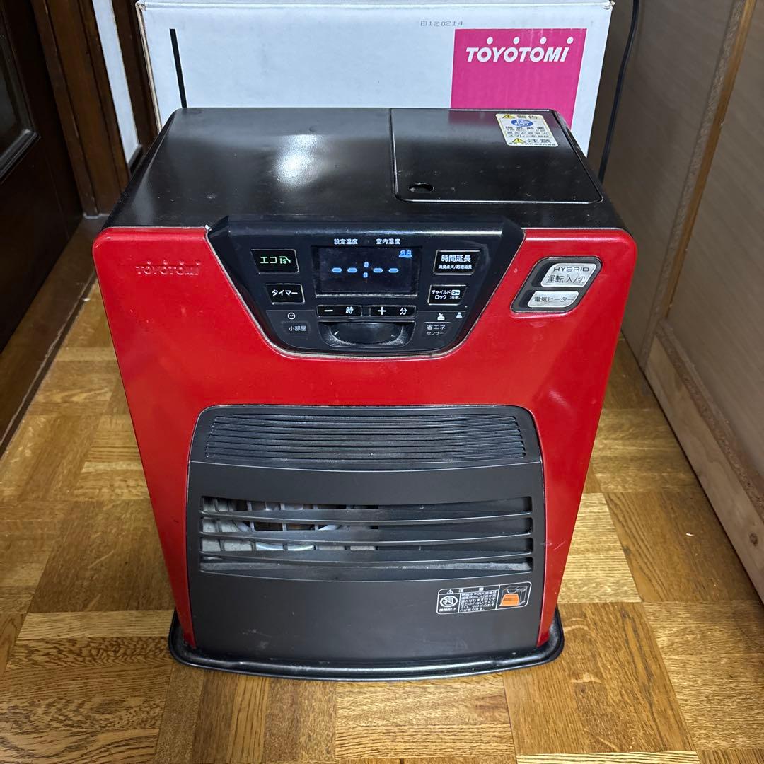 石油ファンヒーター LC-SHD40B レッド