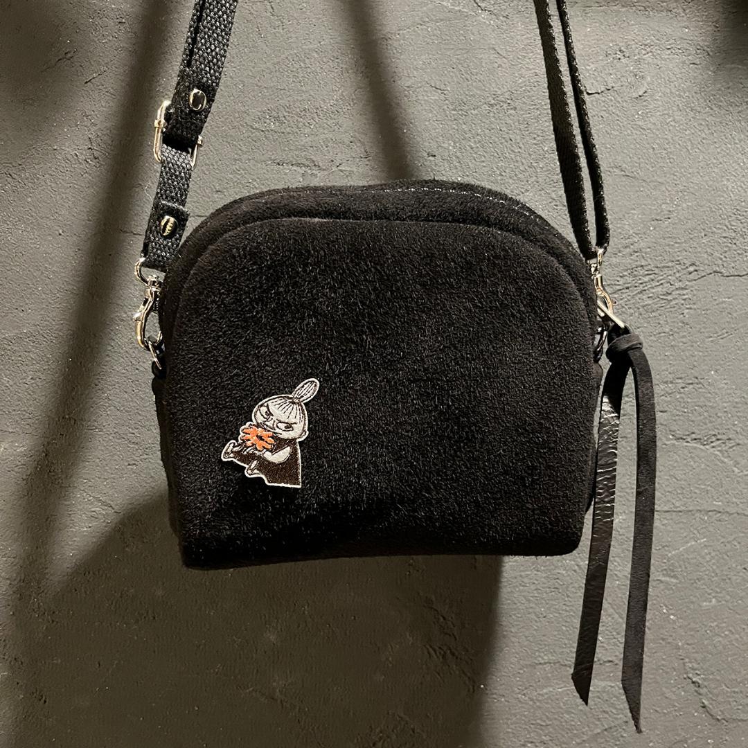 リトルミイのワッペン付きポシェット kudu革バッグ レザーポシェット #232