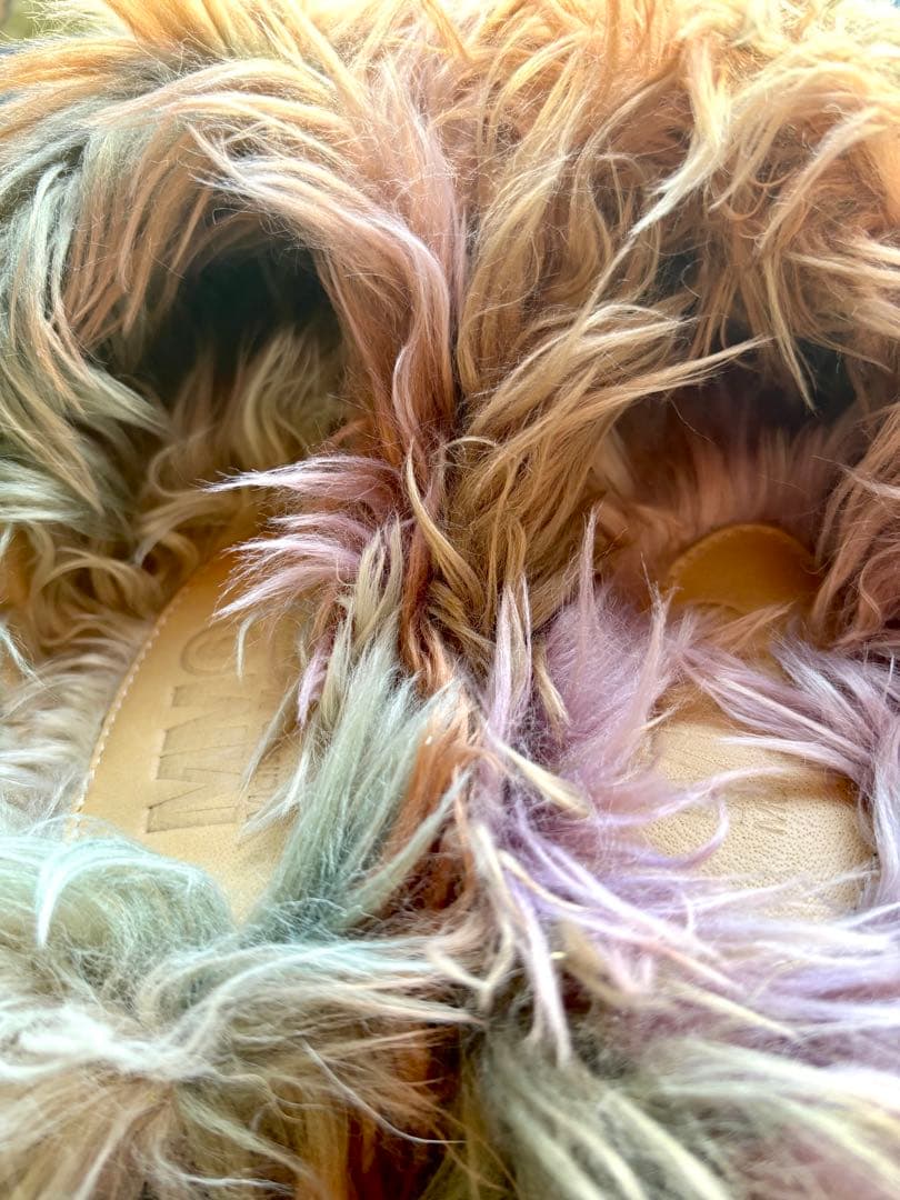 MM6 ファー シューズ 新品 サンダル スリッパ ローファー メゾンマルジェラ