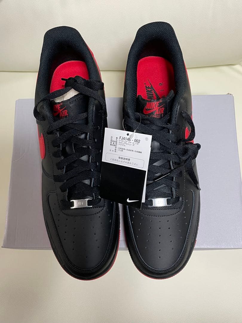 Nike Air Force 1 ブラック/レッド_31.0cm