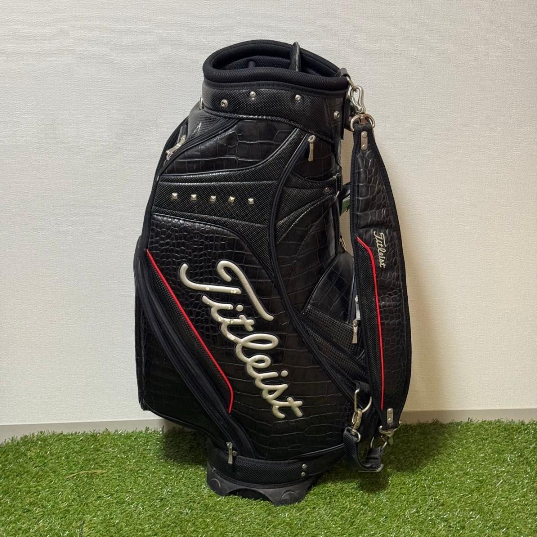 Titleist タイトリスト 限定品 キャディバッグ ゴルフバッグ 革製