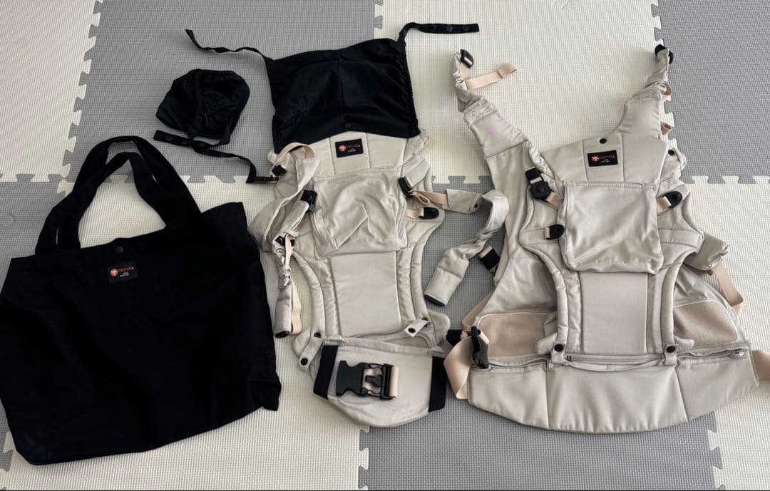 【美品】napnap　双子用抱っこ紐