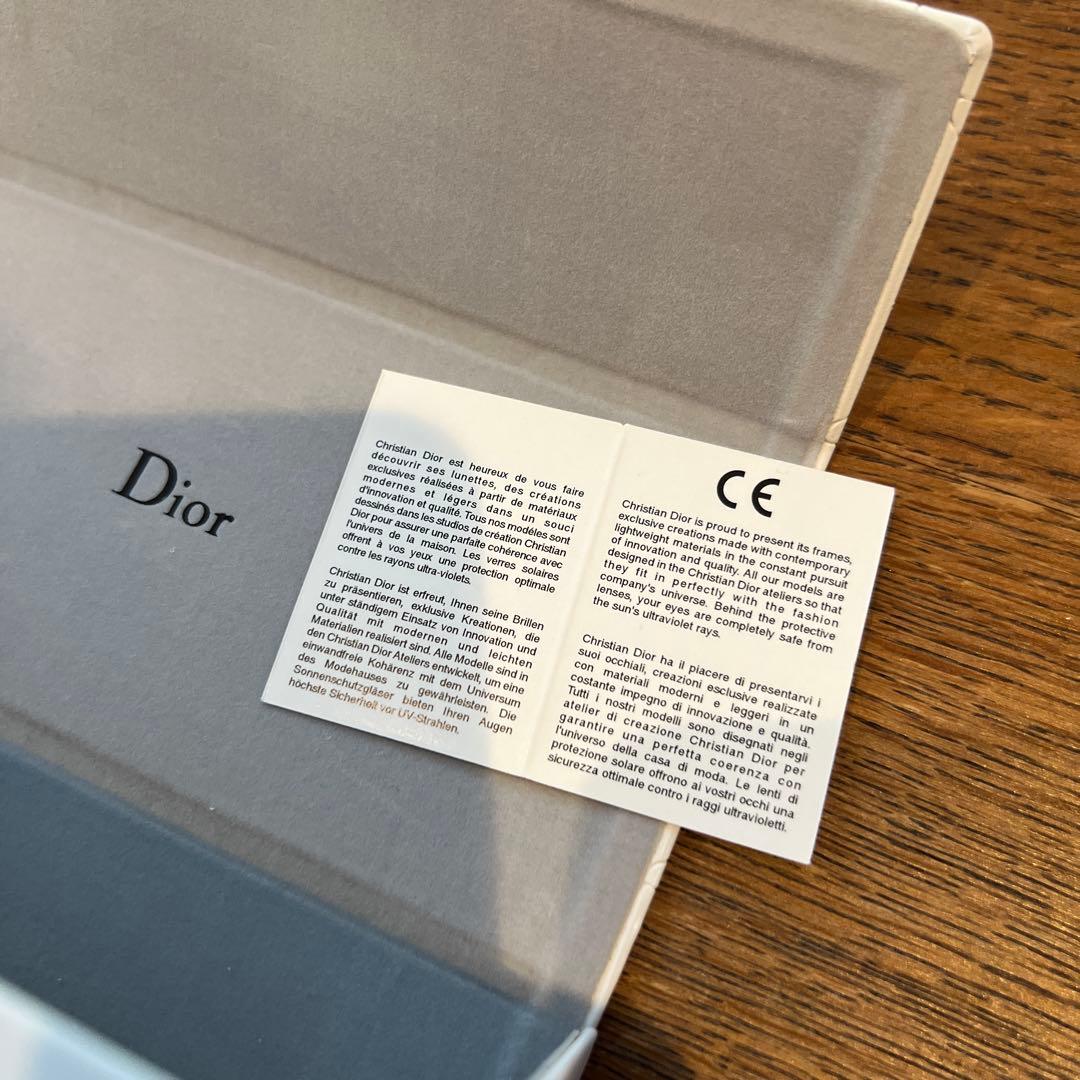 Dior GLOSSY1 ブラウン サングラス ゴールドロゴ