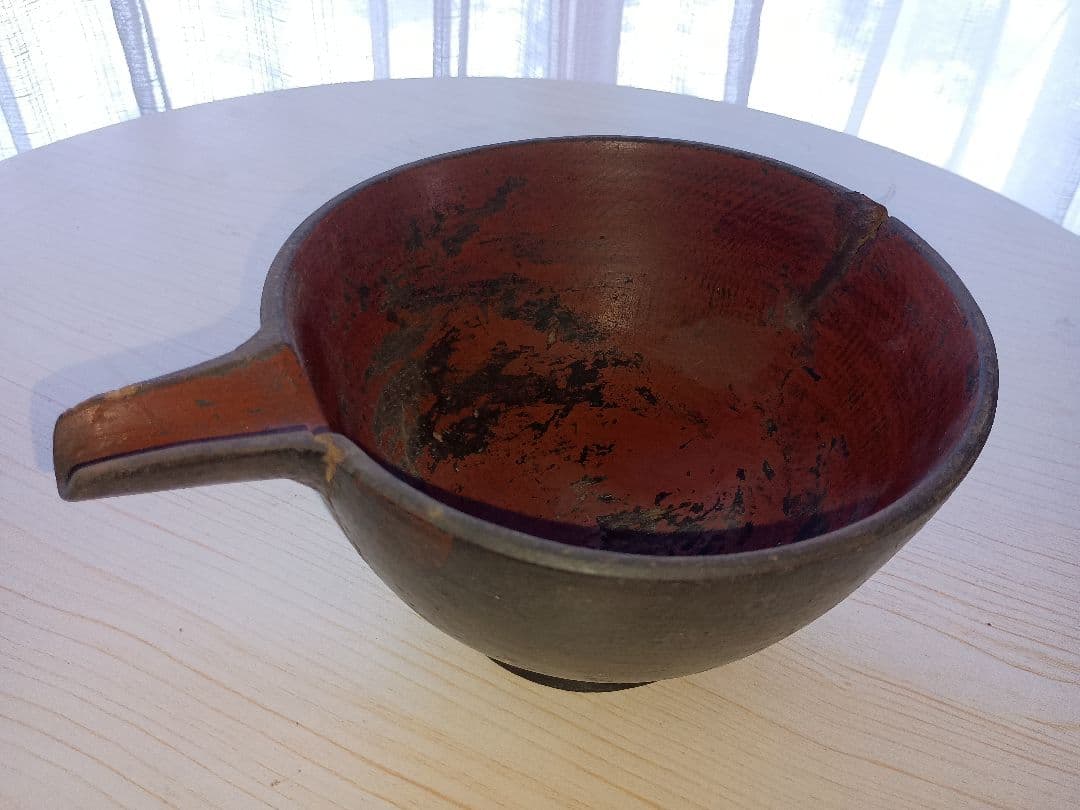 浄法寺塗り　片口　江戸期