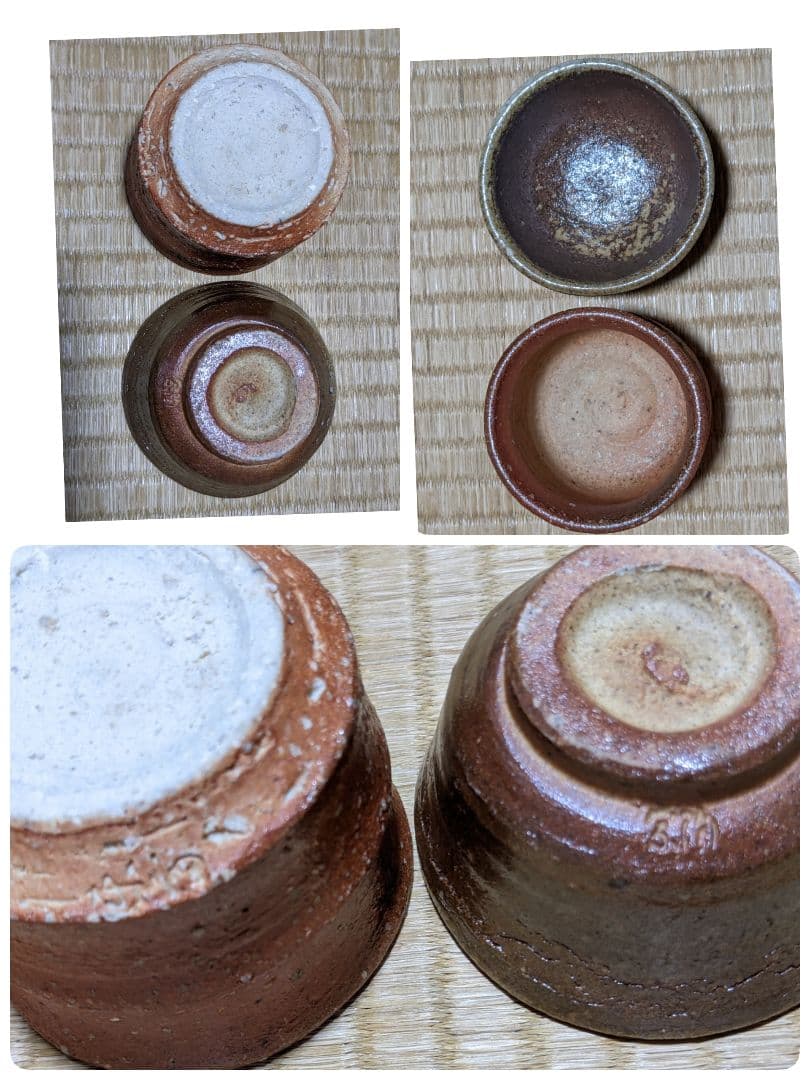 ♦ぐい呑み 各種作家物 酒器 備前焼 丹波焼 信楽焼 コレクション 骨董品