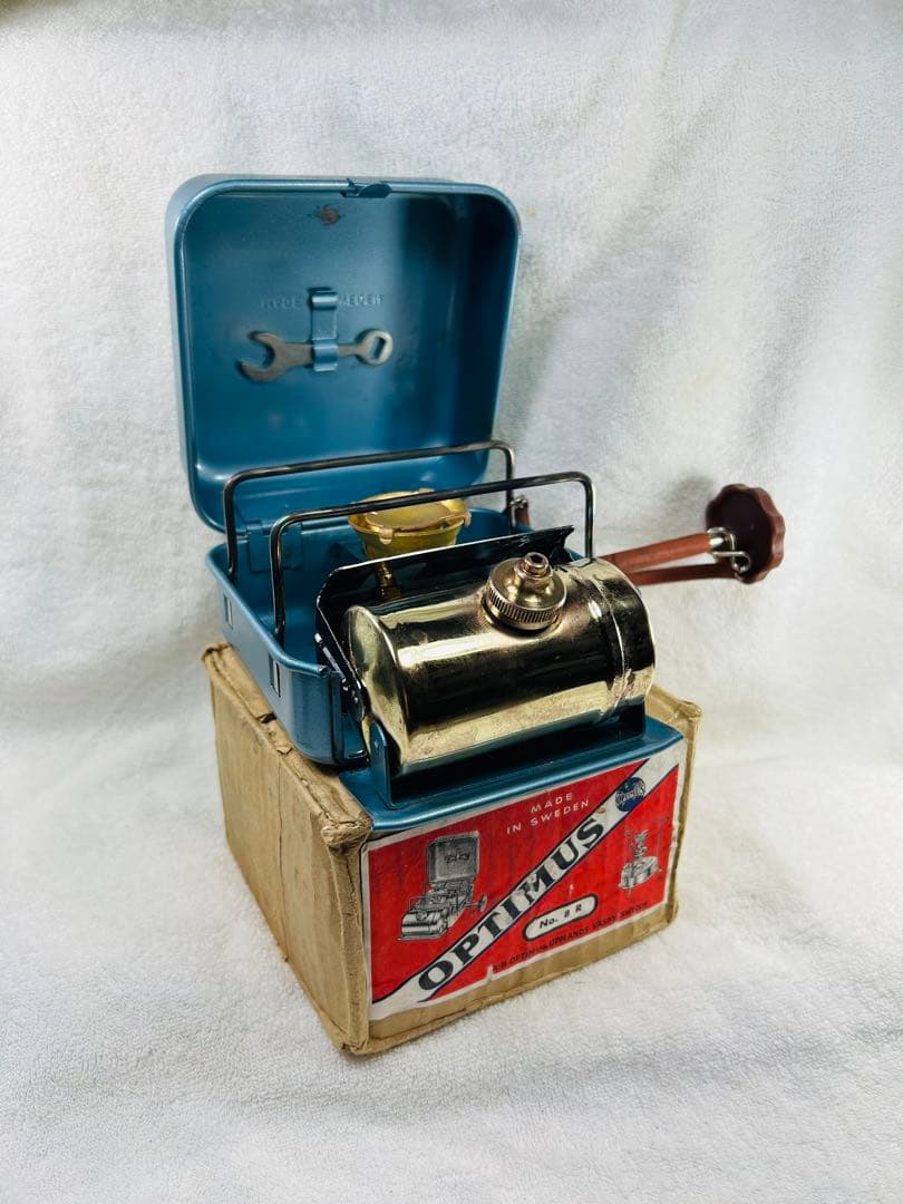 希少初期型　美品エンボスロゴ　Optimus Sweden 8R箱付き