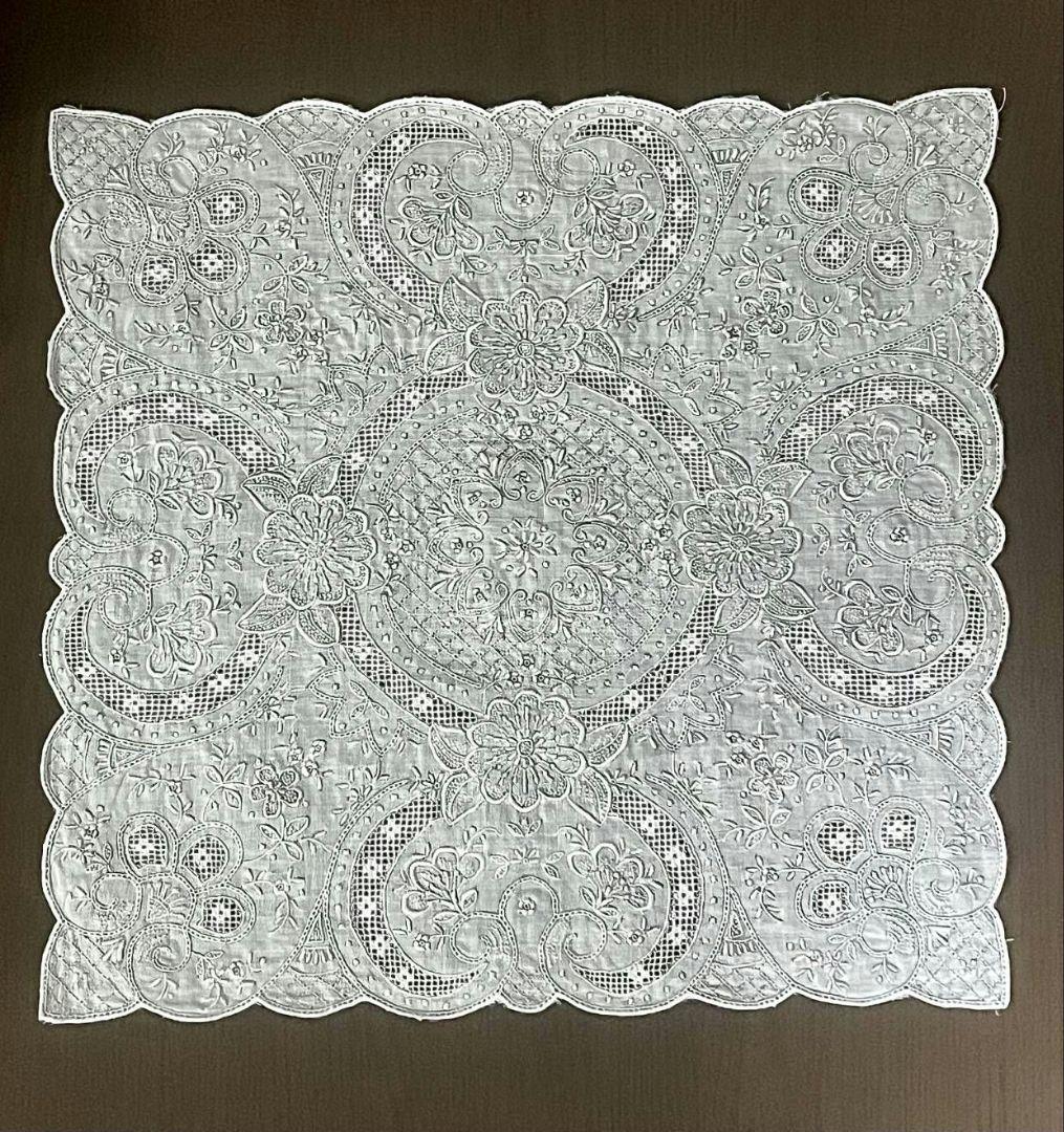 スワトウ刺繍 ハンカチ2枚セット