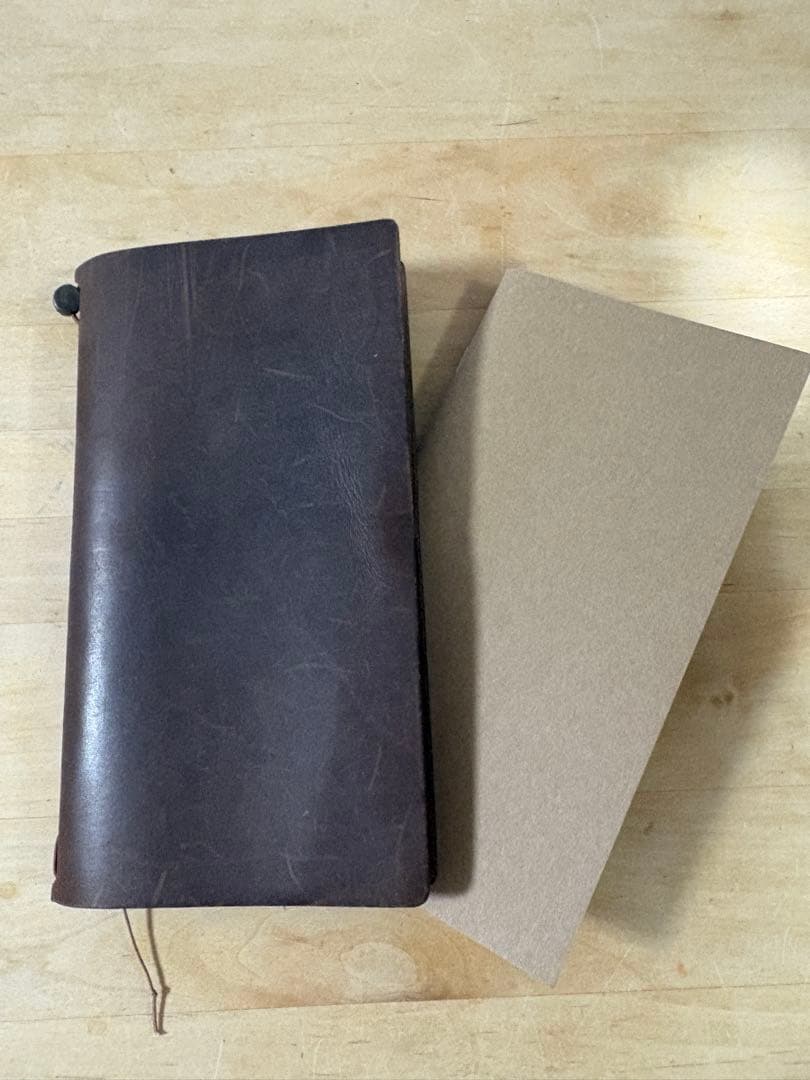 旧ロゴ MIDORIトラベラーズノート レギュラー ブラウン