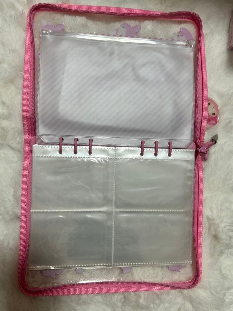 サンリオ マイメロディ マイメロ ファイル クリアバインダー カードケース