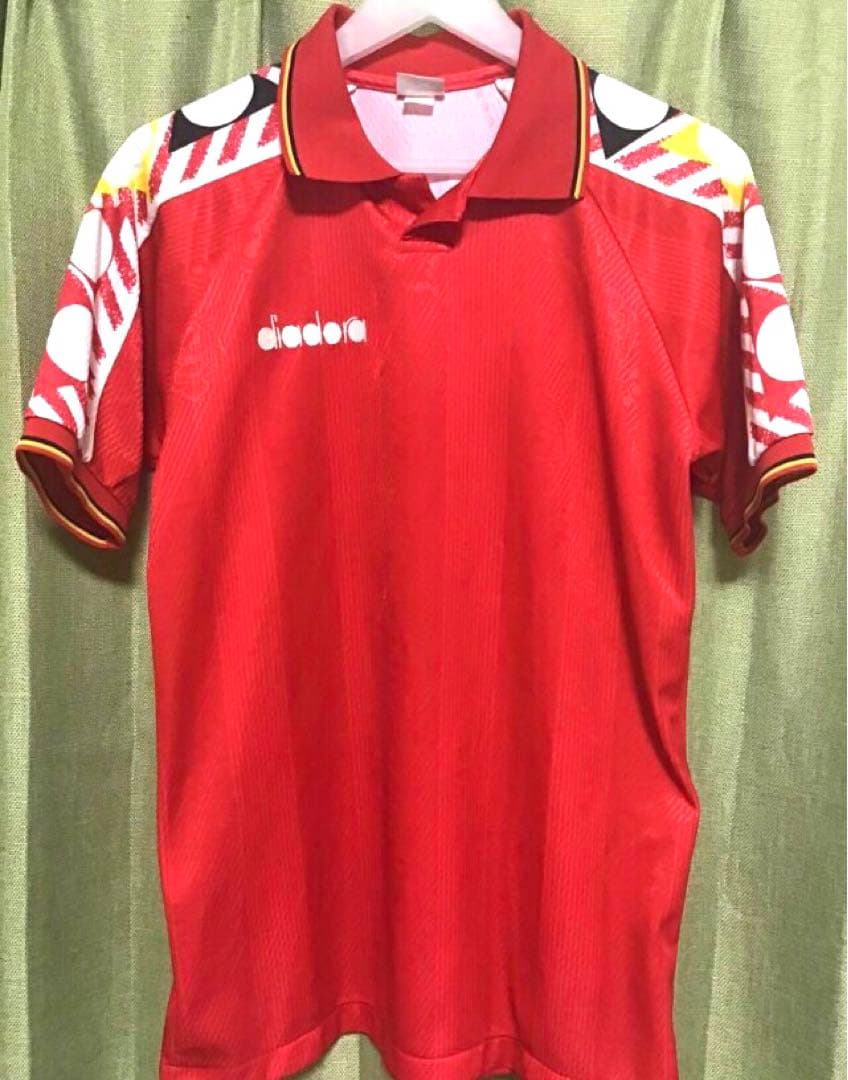 サッカー ユニフォーム 90s ワールドカップ FIFA 赤い悪魔 ベルギー代表