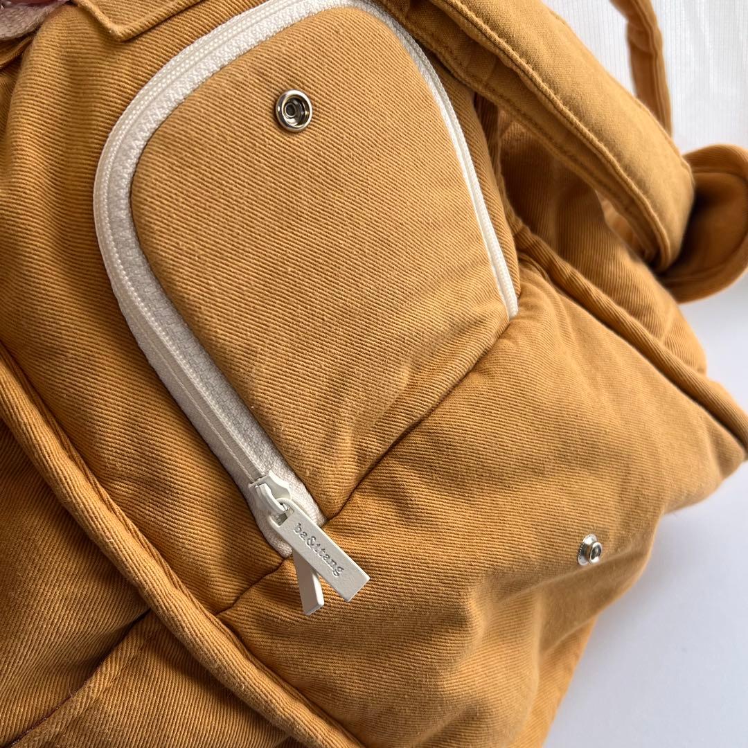 韓国ブランド　ba&ttang キャリーバッグ　クッション付き　小型犬 お出かけ