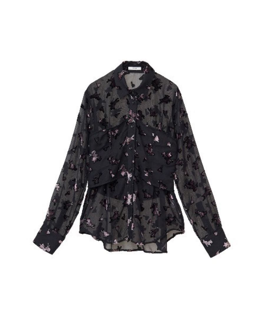CLANE クラネ FLOWER OPAL BISTIER SHIRTS