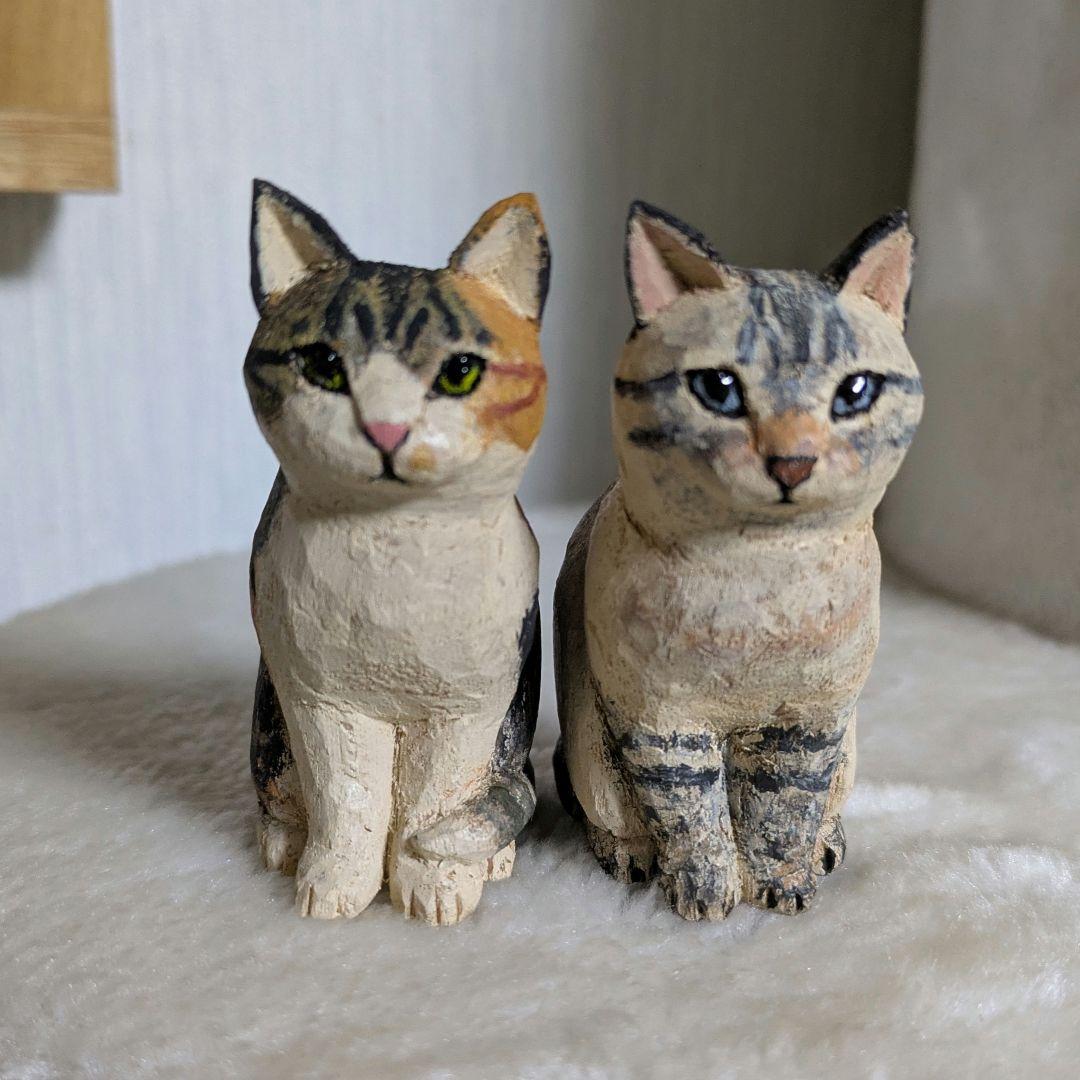 チンアナゴ　木彫ブローチ等