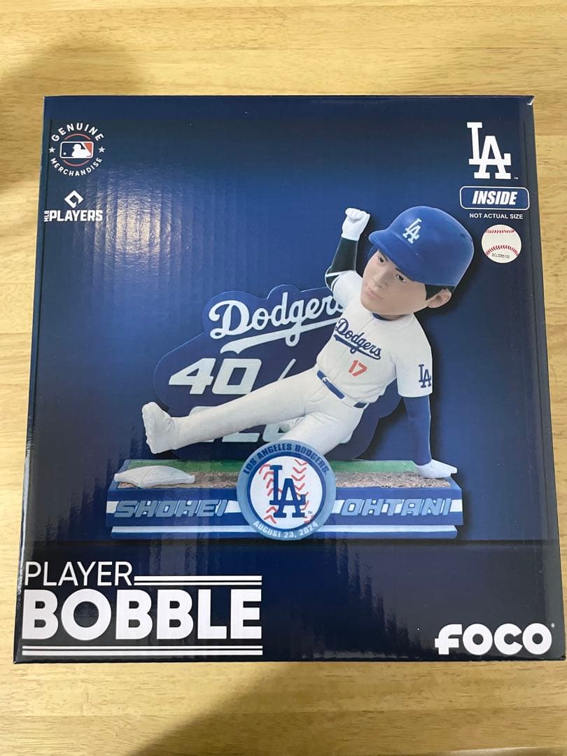 大谷翔平 ドジャース 40−40クラブ スライディング ボブルヘッド