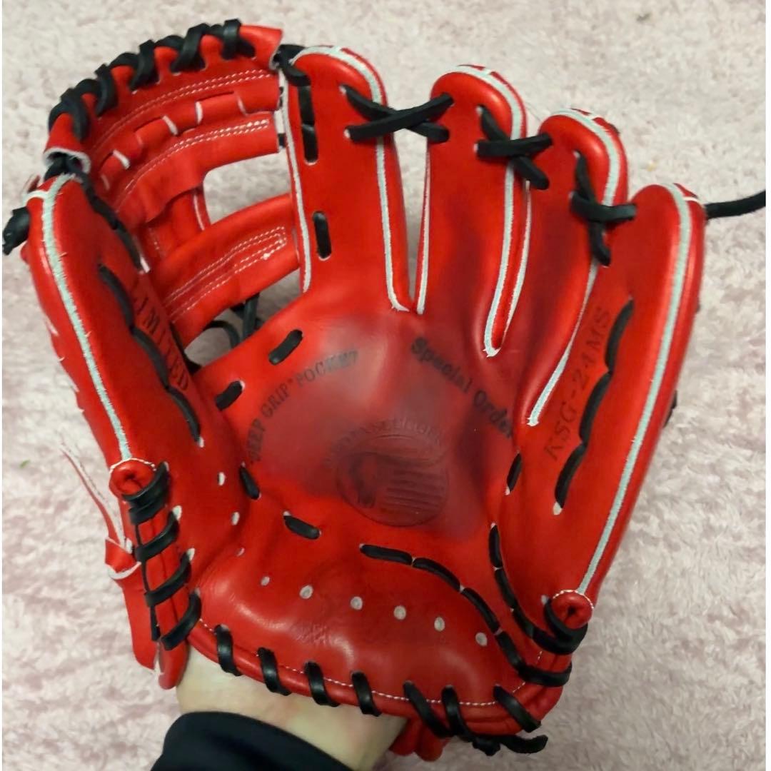 ☆*\"様 久保田スラッガー 限定キップレザー 硬式用 24MS