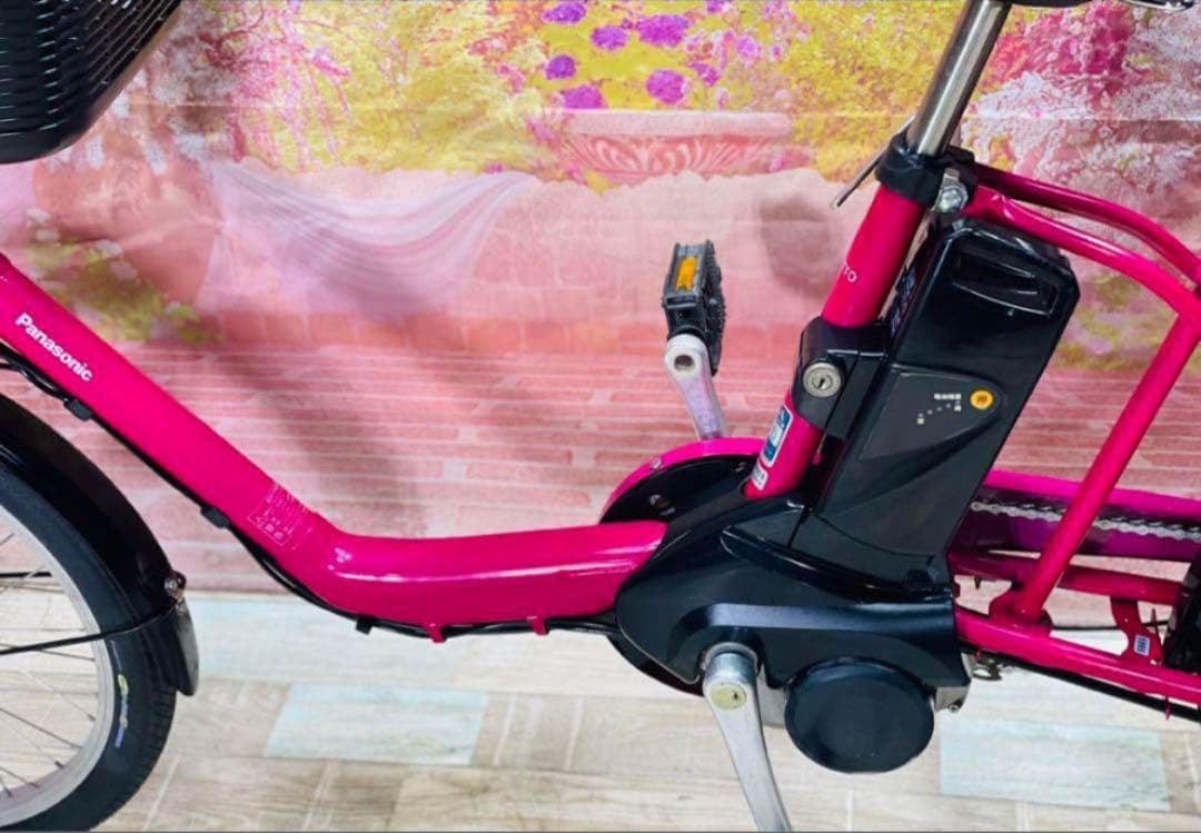 K1995 電動自転車 パナソニックギュット 子供乗せ 20インチ 送料無料