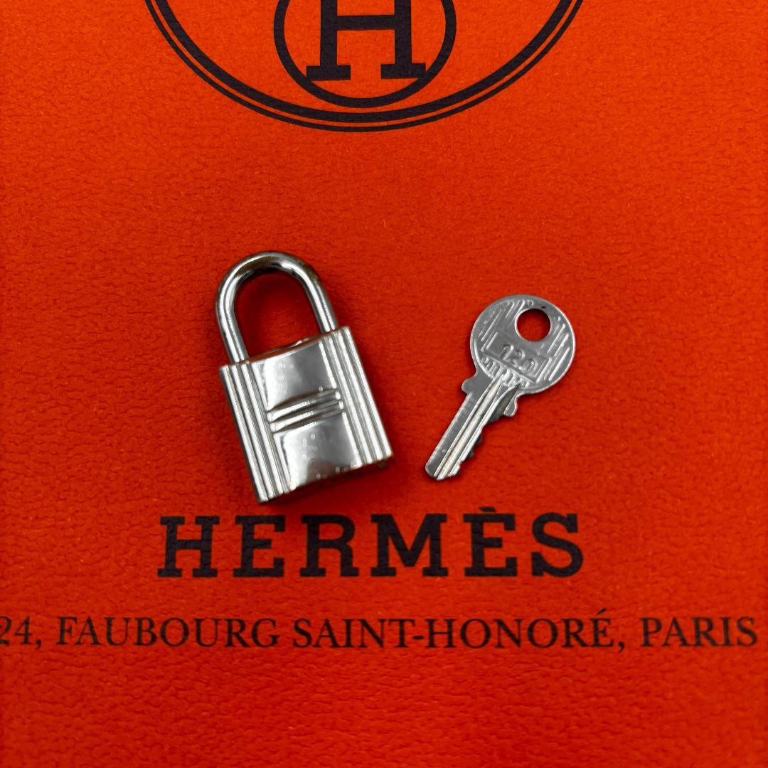HERMÈS エルメス カデナ/南京錠 鍵セット No.120 シルバー