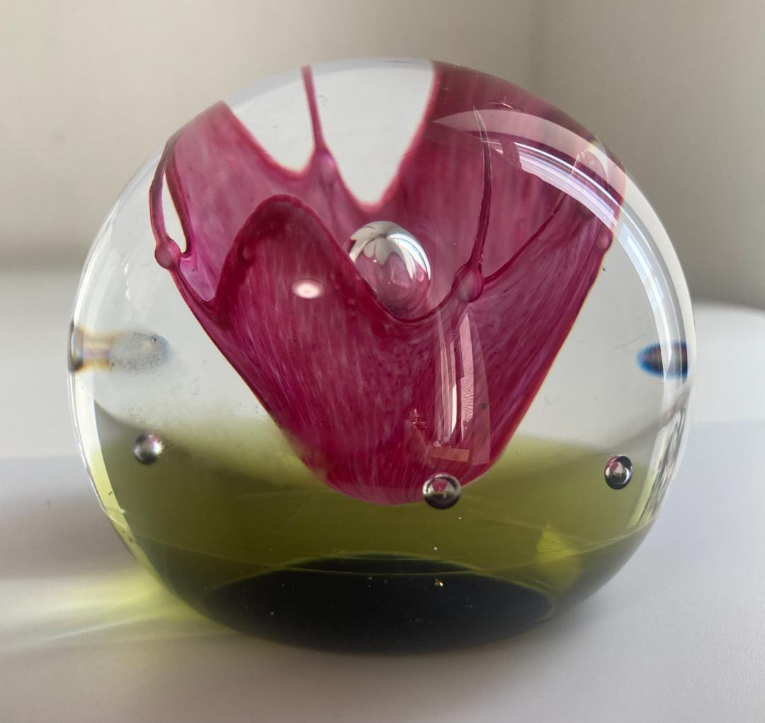 Caithness ケイスネス ペーパーウエイト DREAM FLOWER