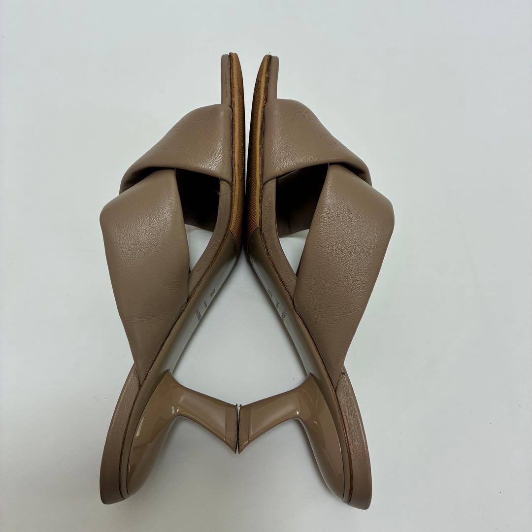 FERRAGAMO フェラガモ☆Aludra レザー ミュール 6 1/2