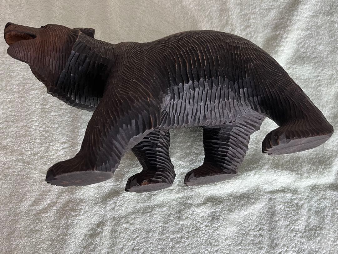 マ*ー様 北雪作　茂木多喜治　木彫り熊　北海道　八雲　骨董品