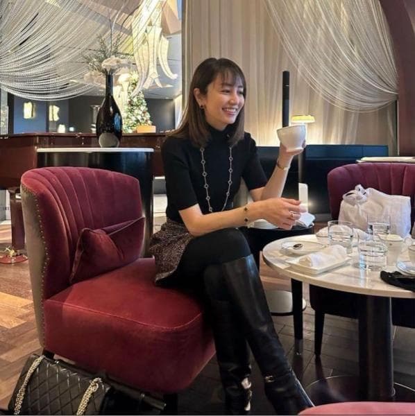 新品同様*Theory*2022*ツイードコンビ タートルワンピース*サイズP