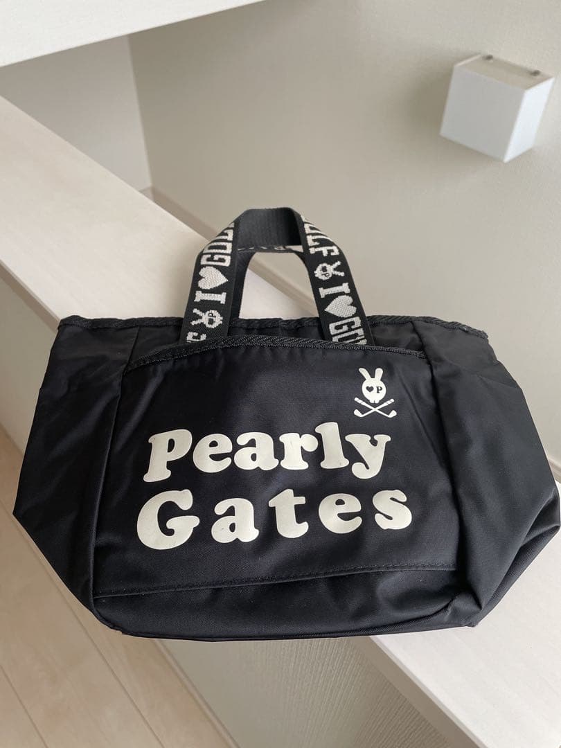 パーリーゲイツ PEARLY GATES カートバッグ トートバッグ 黒