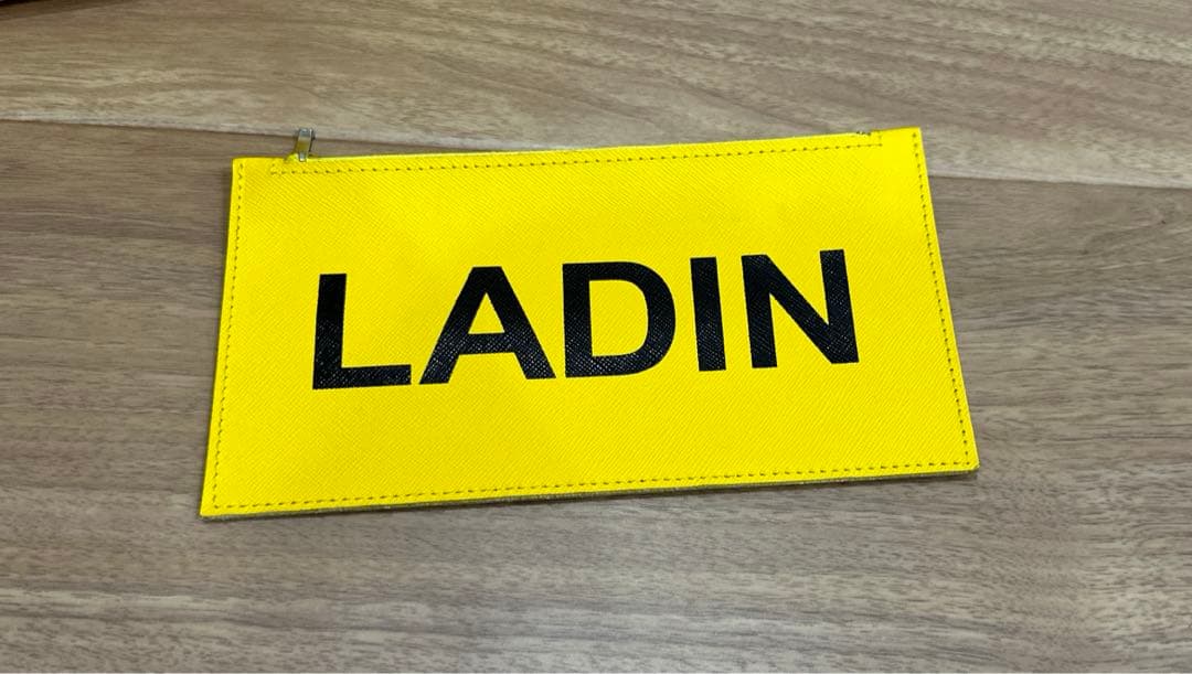 LADIN 黄色 トートバッグ 付属ポーチ付き