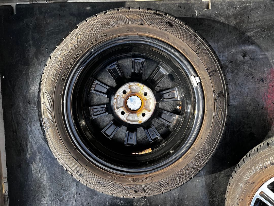 14インチ ダイハツ純正タイヤ・ホイールセット