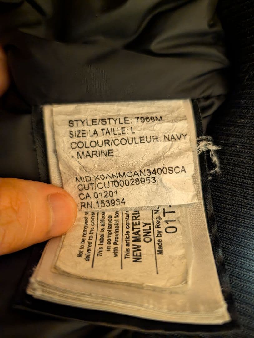 カナダグース　メンズ　 Lサイズ