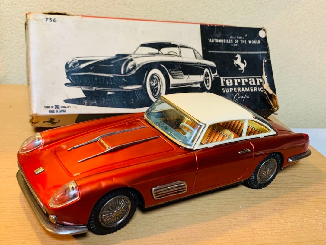 貴重★萬代屋★バンダイ フェラーリ★スーパーアメリカ 希少★ 日本制★30cm