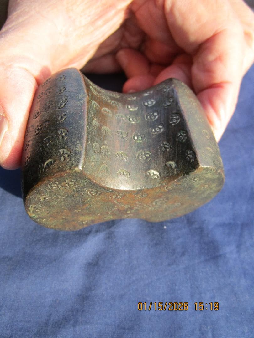 分銅 三拾両 30両 江戸時代 花押し 後藤分銅 1個 品物保障 重さ約1125