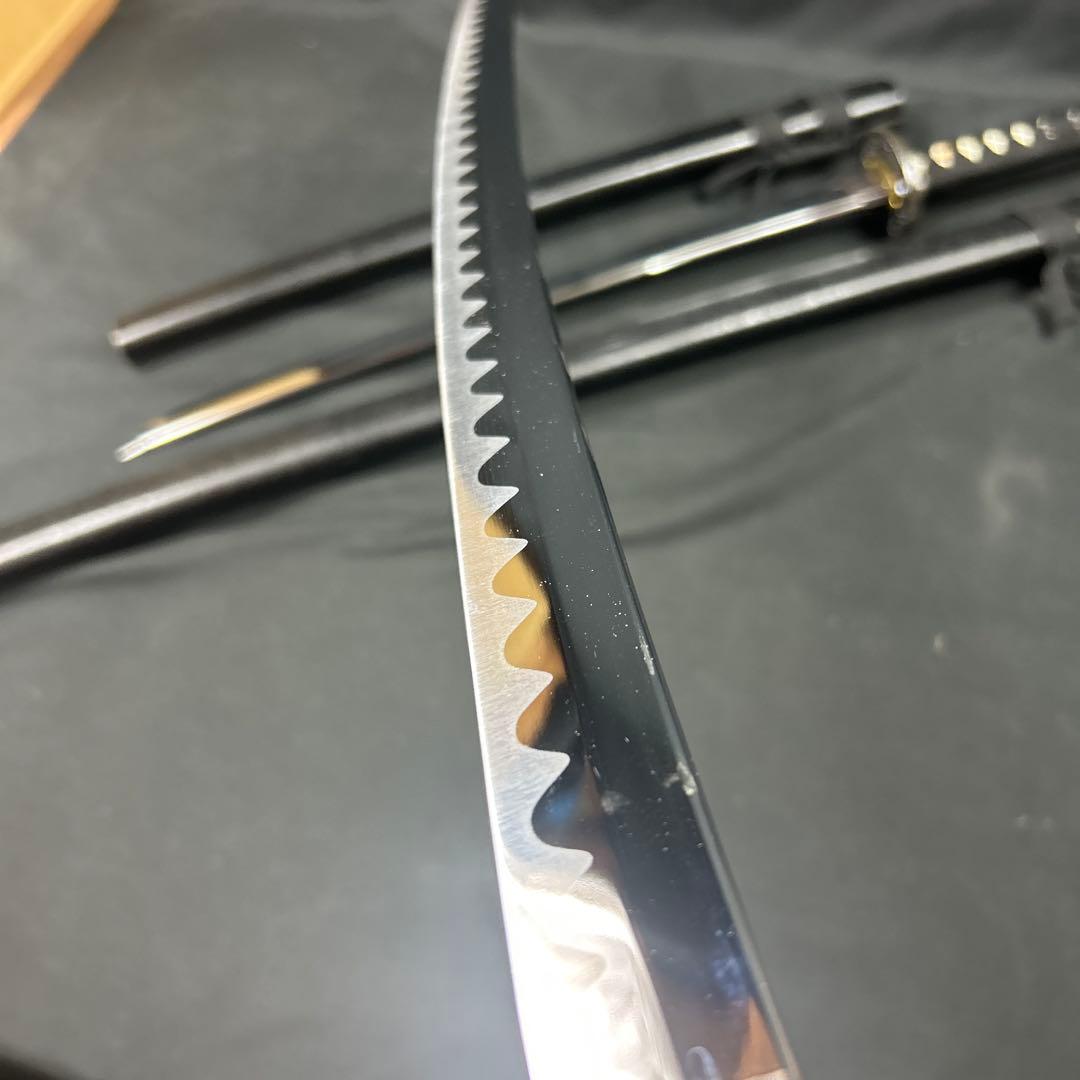 a*o様 波紋模様　居合刀2本セット　黒色鞘