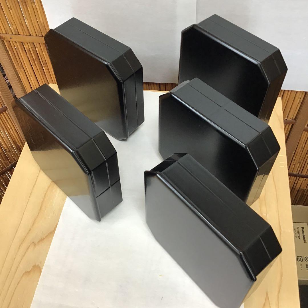 茶道具 縁高重 真塗 縁高重 中村 宗悦 造 共箱 大玄老師  作 N１６０ｆ