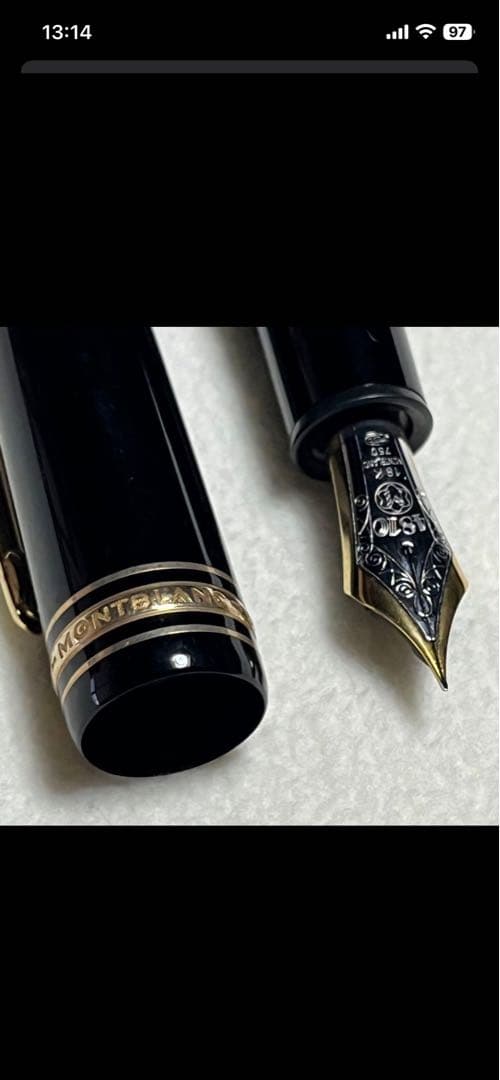 モンブラン 万年筆 マイスターシュテュック 149 18K 750(F)