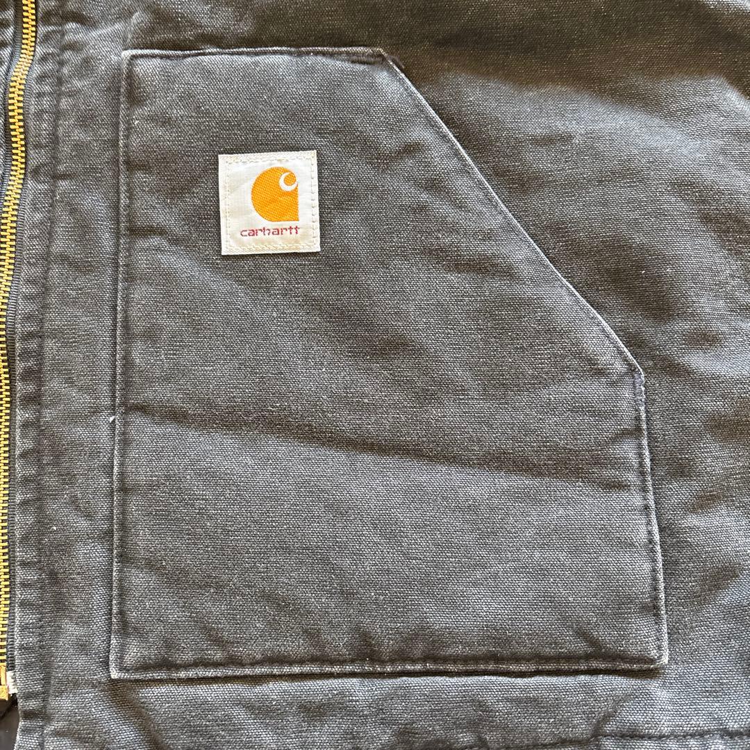 カーハート ダックベスト ブラック X-L tall USA製 01年製 腰ゴム