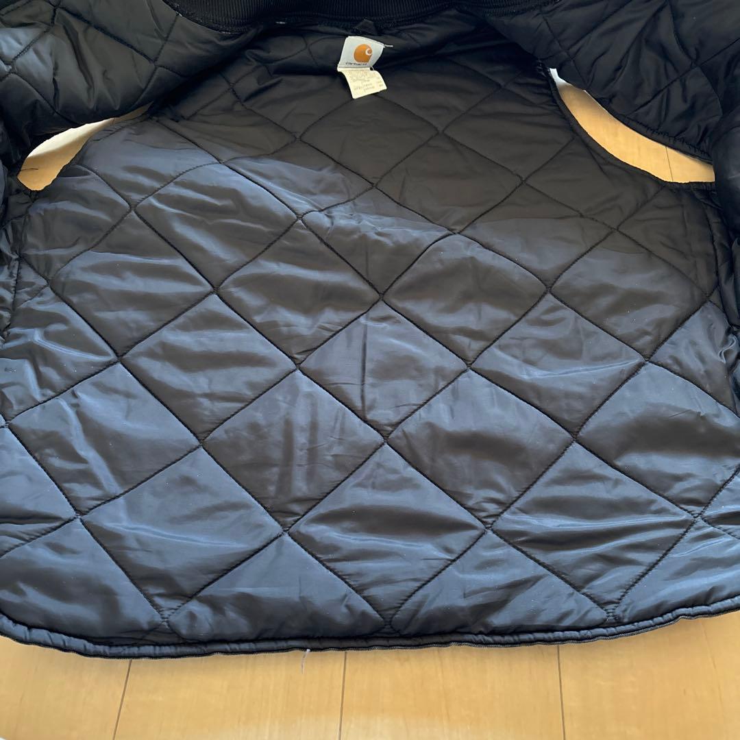 カーハート ダックベスト ブラック X-L tall USA製 01年製 腰ゴム