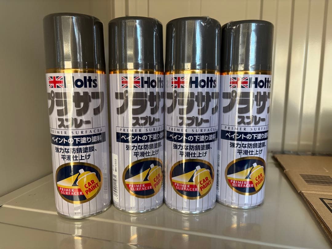 ホルツ プラサフ ウレタンクリアコート2液タイプ　新品未使用 4本セット