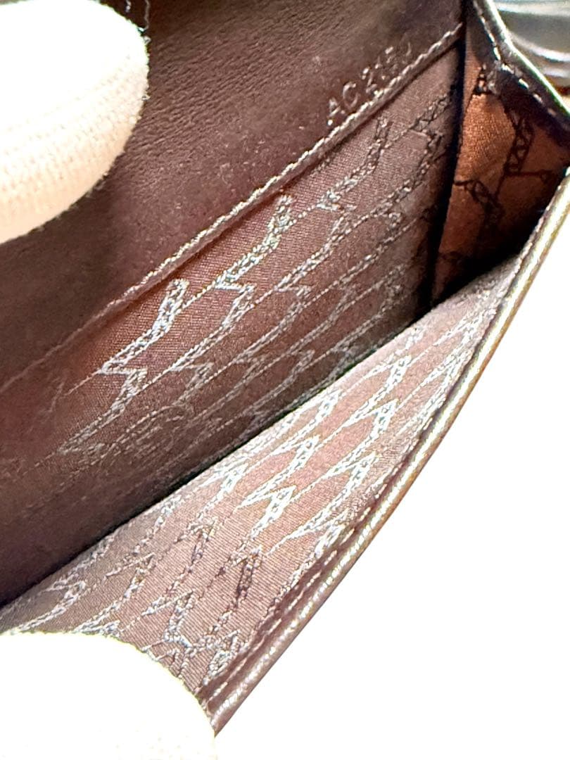 美品☆Mont Blanc 名刺入れ カードケース クロコ　レザー　ブラック