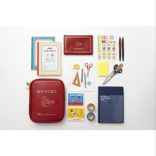 【ニューレトロ】【おどうぐばこ型】【マルチポーチ BOOK】