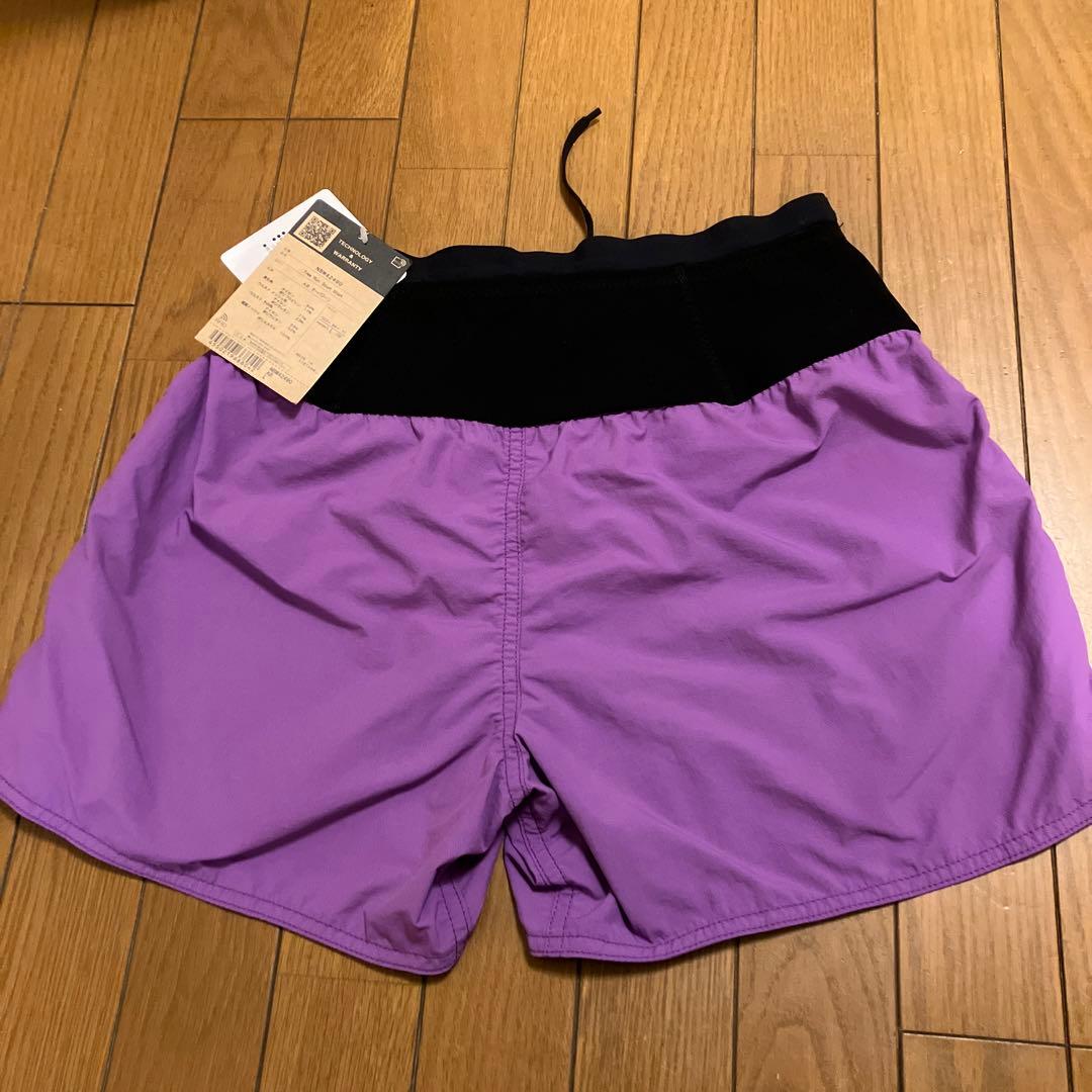 THE NORTH FACE ランニングショーツ　紫レディース L