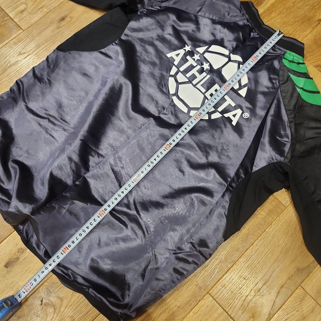 極美品✨ATHLETA　アスレタ　ピステ上下セットアップ　XL　ブラックグレー系