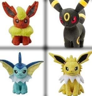 ポケモンセンターオリジナル ぬいぐるみ ブラッキー などセット　ポケモン　新品